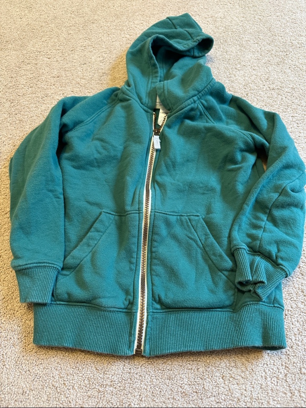 Carter's Teal Zip Hooded Sweatshirt for Kids